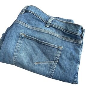 True Nation Athletic Fit Mens Jeans 50x28 (50x26) Blue Denim‎ Straight Leg Pants